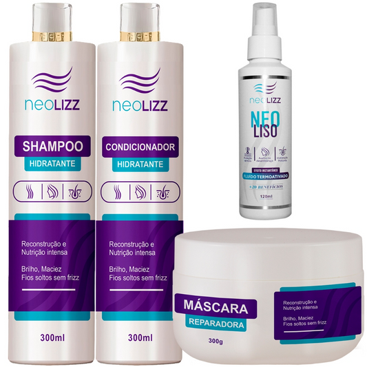 Kit Shampoo + Conditioner + Repair Mask + Thermal Protector